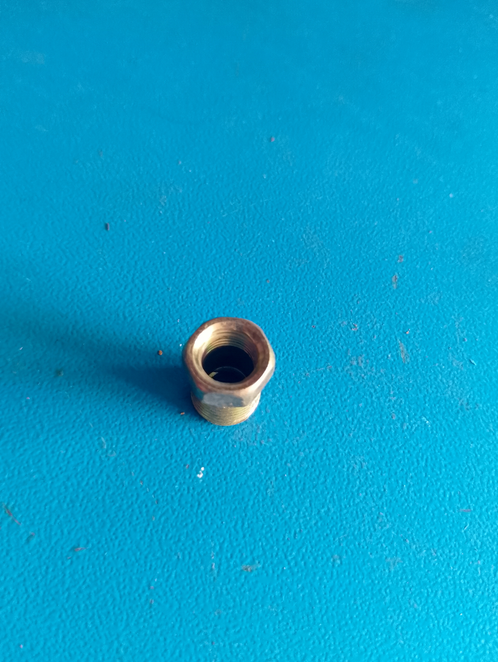WPR Brass Pipe Fitting Reducer Adapter, 3/8 Inch NPT Female X1/4 Inch NPT Male , Inner -15.2 mm /Outer -13 mm
