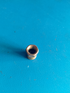 WPR Brass Pipe Fitting Reducer Adapter, 3/8 Inch NPT Female X1/4 Inch NPT Male , Inner -15.2 mm /Outer -13 mm