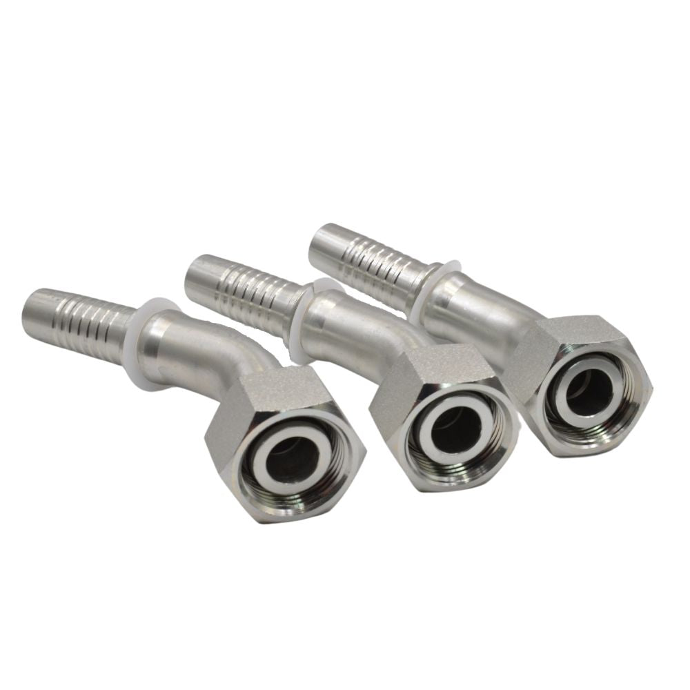 WPR Hose Fitting 45 Metric Female 24 Cone O-Ring L.T.Din3865 20441-12-04