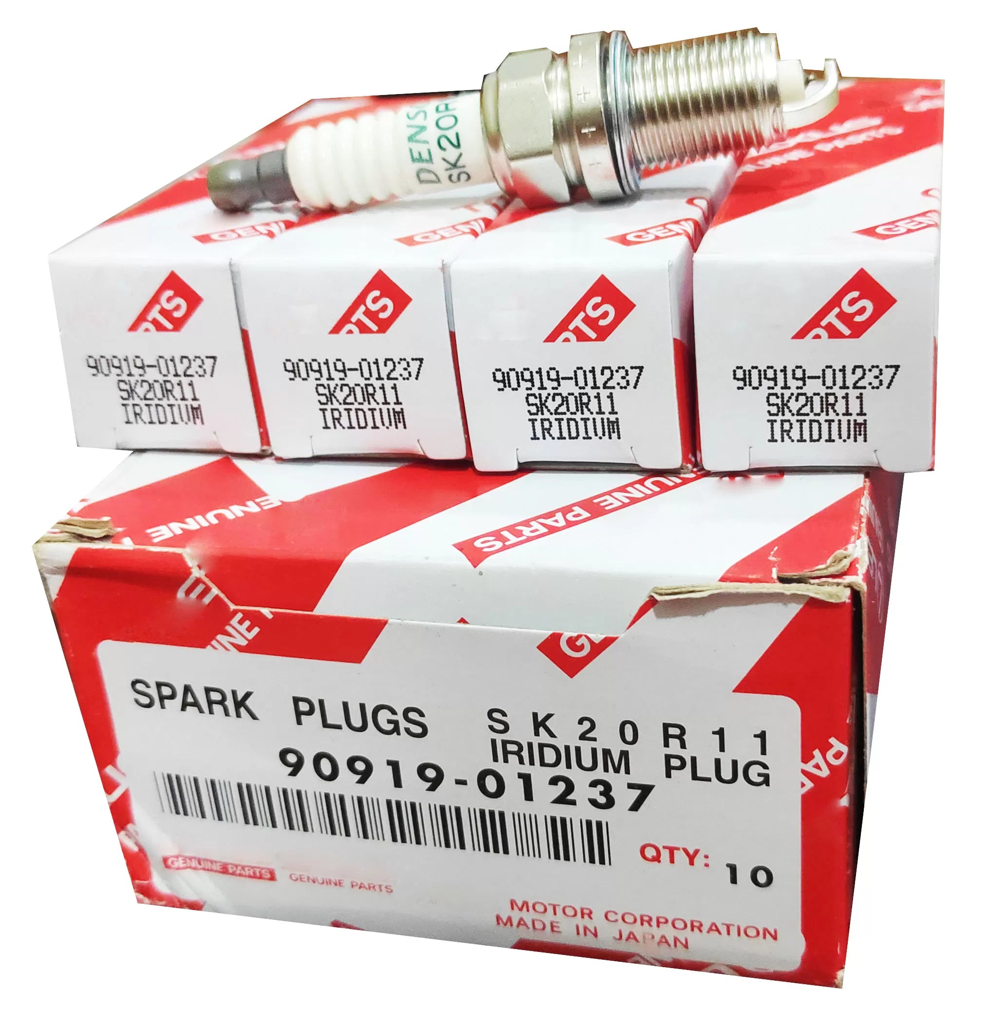 Spark Plug, TOYOTA GENUINE, 90919-01237, SK20R11 (003148)