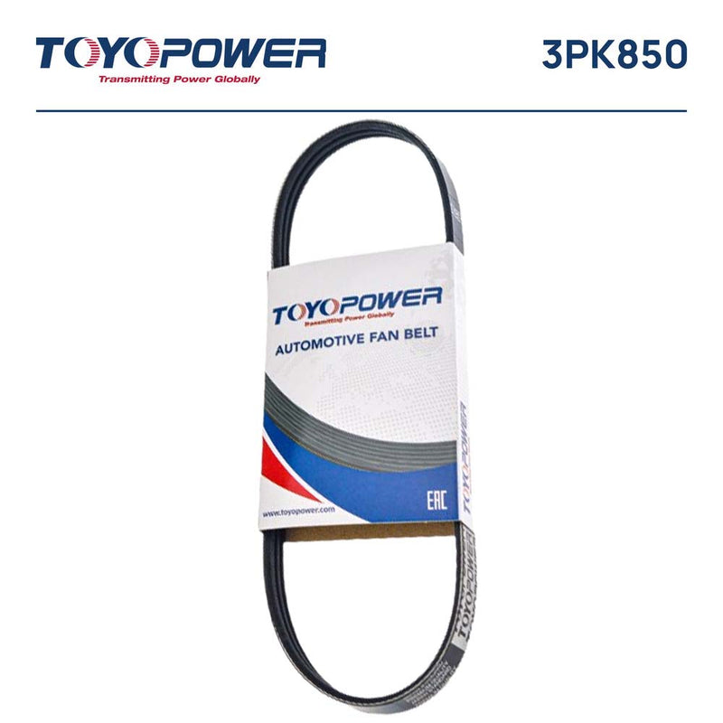 TOYOPOWER, V-Ribbed Belt, 46129991,  3PK855,