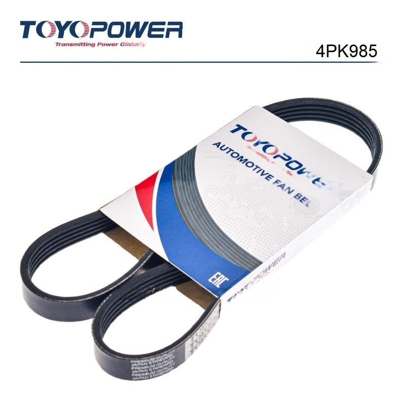 สายพานร่องตัว V, TOYOPOWER, MD130766, 4PK985 (128943)