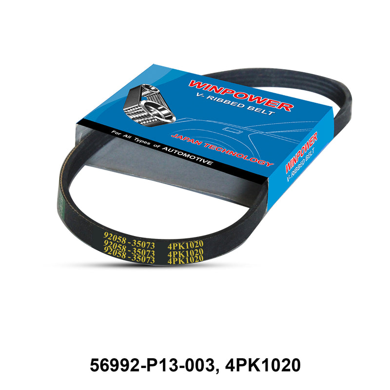 สายพานร่องตัววี WINPOWER, 56992-P13-003, 4PK1020 (005268)