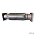 WPR Exhaust Pipe, 3"x15", 2-Layer Flange, No Inner Braid