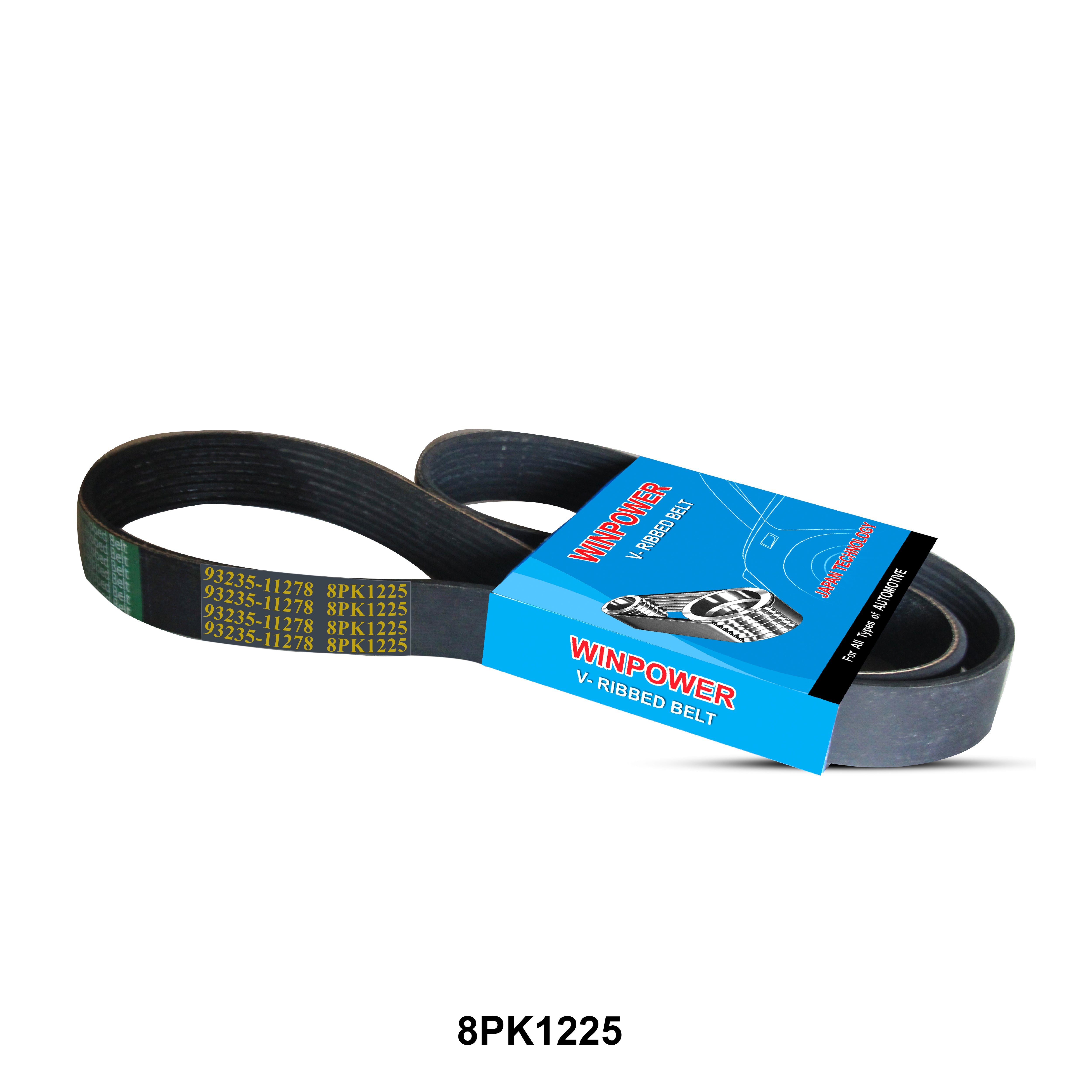 WINPOWER, V-Ribbed Belt, 8PK1225,  MAZDA