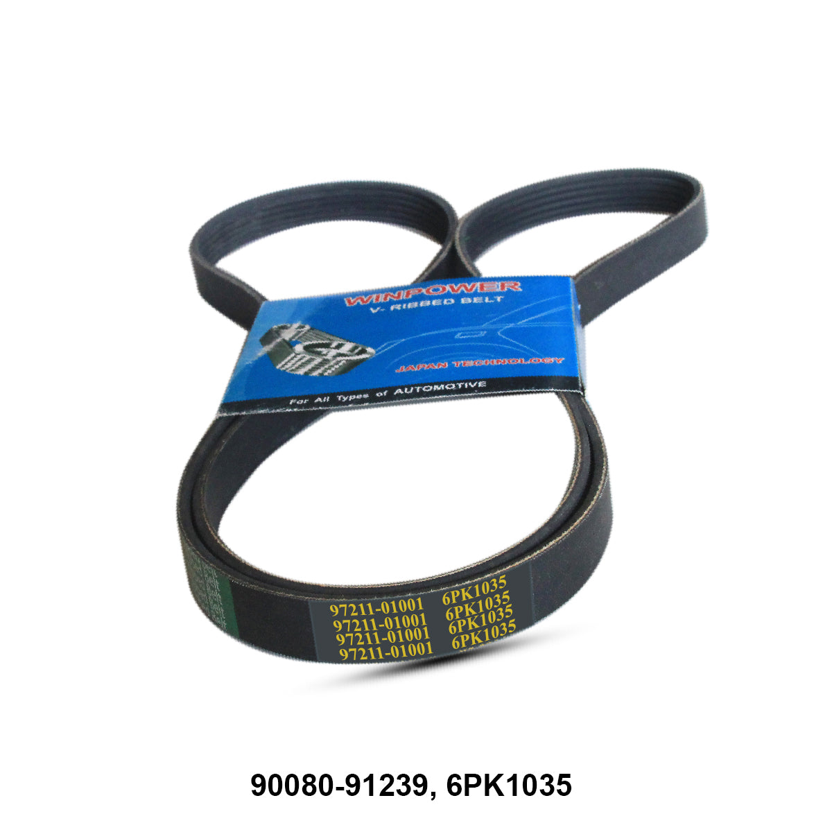 WINPOWER V-Ribbed Belt 90080-91239 6PK1035