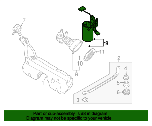 WINPOWER Fuel Pump 16-11-7-198-099 for BMW Z4 (2006-2008)