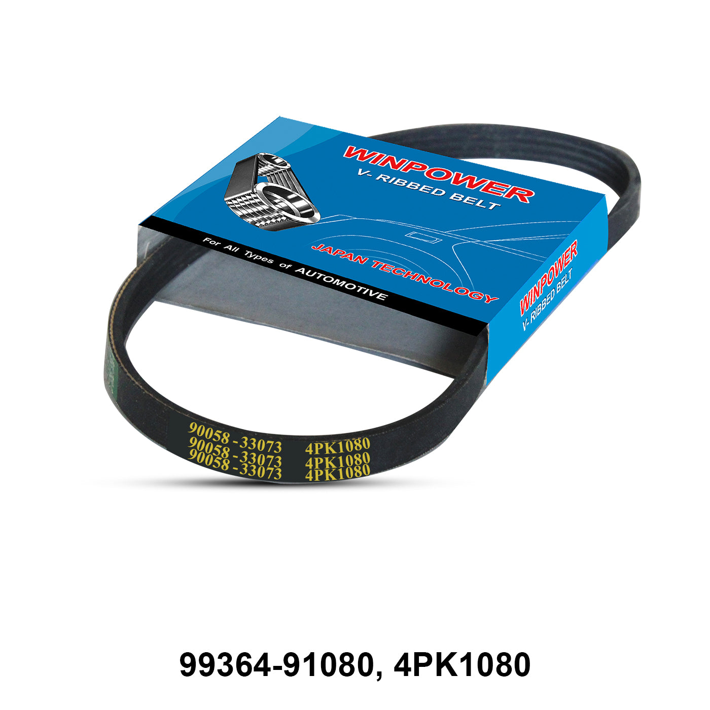 WINPOWER V-Ribbed Belt 99364-91080 4PK1080