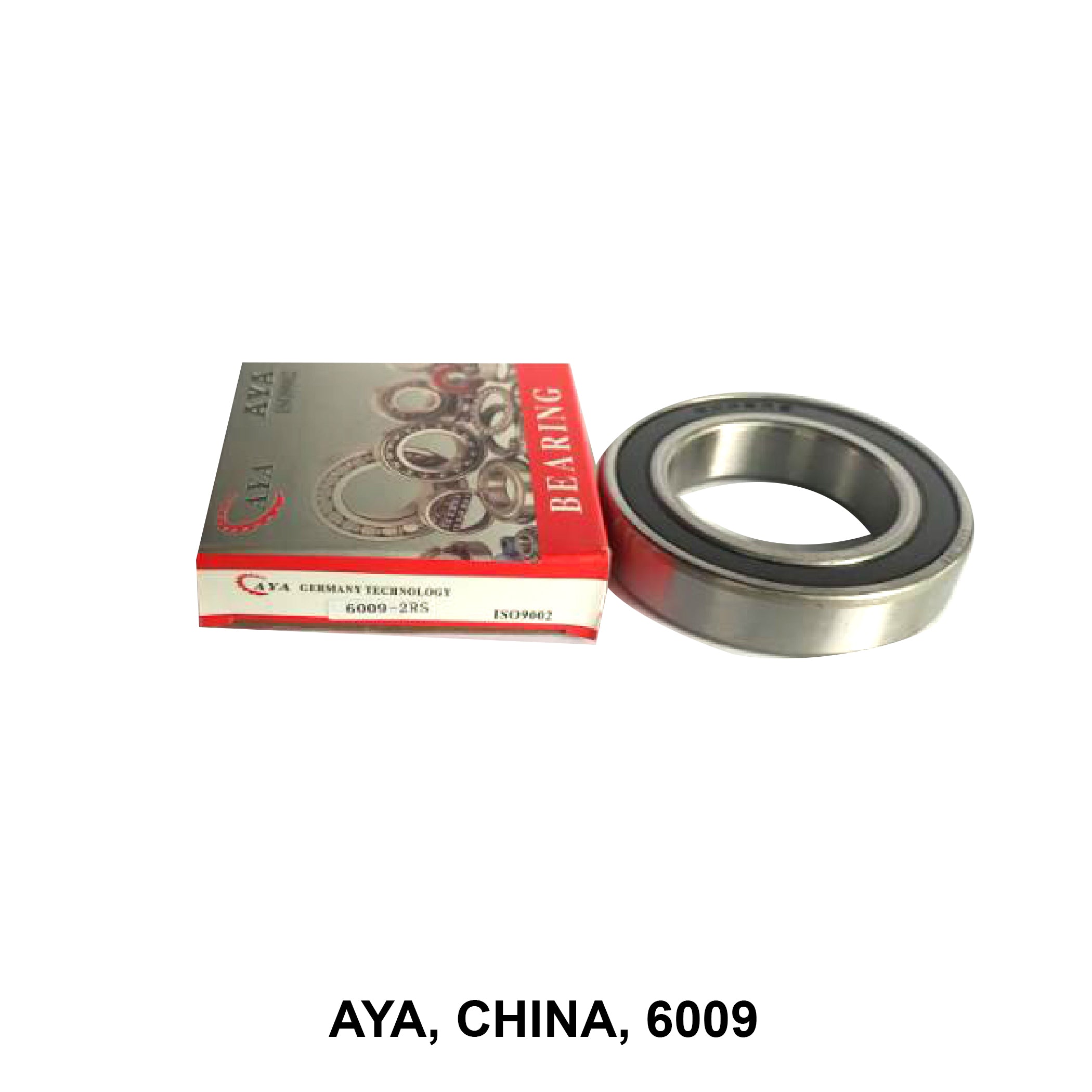 AYA, Deep Groove Ball Bearing, China, 6009, 2RS