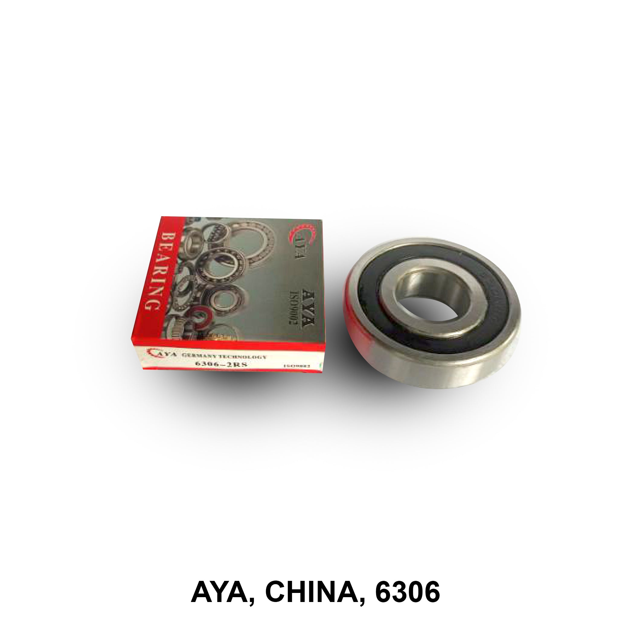 AYA, Deep Groove Ball Bearing, China, 6306, 2RS
