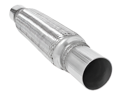 WPR Exhaust Pipe, 1.75"x10", 2-Layer, No Inner Braid, Durable
