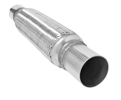 WPR Exhaust Pipe, 1.75"x10", 2-Layer, No Inner Braid, Durable