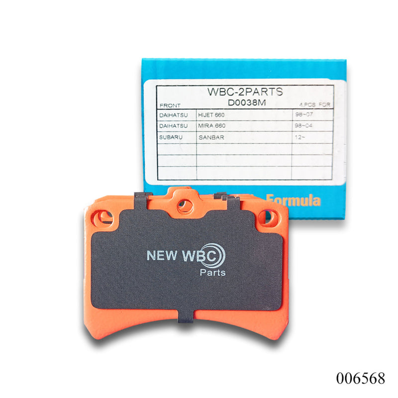 ဘရိတ် Pad၊ New WBC၊ 04491-97202-000၊ D0038 (006568)