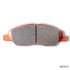 New WBC Brake Pad, Ceramic, D1250, 41060-AX086, for Nissan Navara