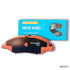 New WBC Brake Pad, Ceramic, D1250, 41060-AX086, for Nissan Navara