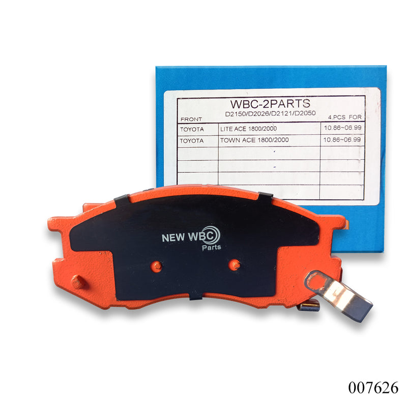 New WBC Brake Pad, Ceramic, D2150, 04465-28380, Toyota Avalon