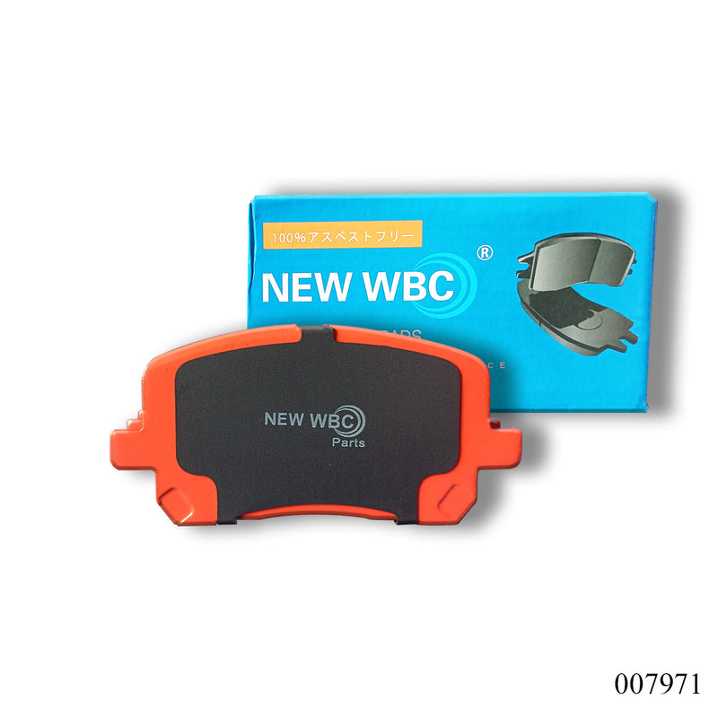 New WBC Brake Pad, Ceramic, D2217, 04465-02070, Toyota Corolla