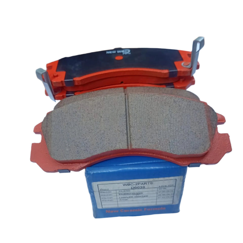 New WBC Brake Pad, Ceramic, D6039, MB389542, for Mitsubishi Lancer