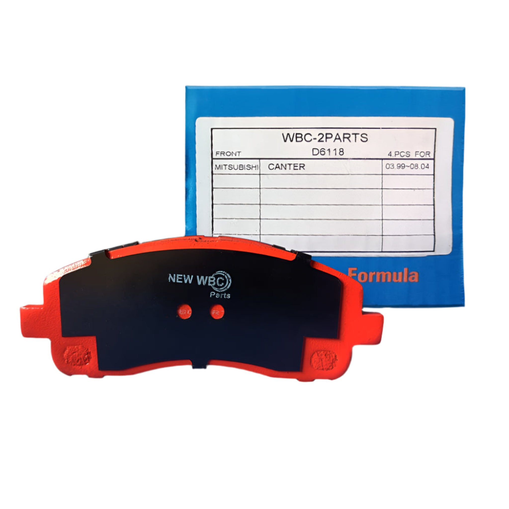 ผ้าเบรค WBC ใหม่ D6118 (007991)