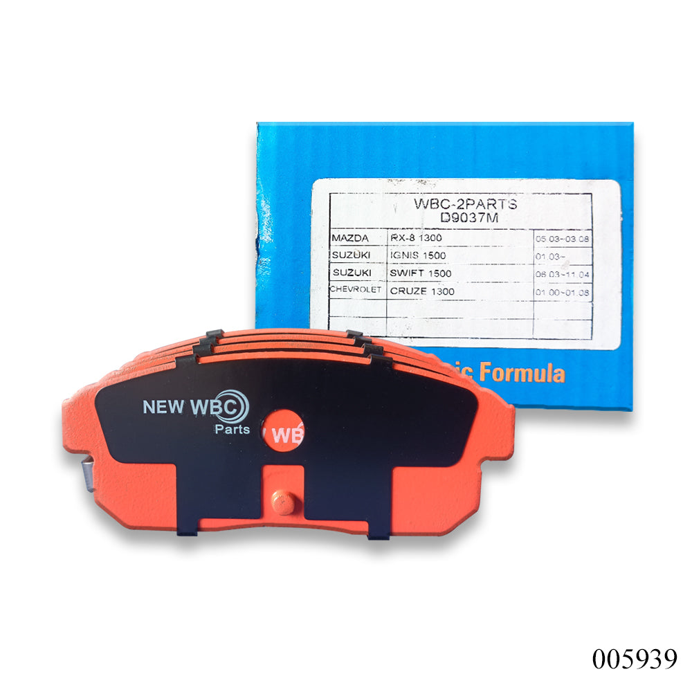 New WBC Brake Pad, Ceramic, D9037, for Suzuki Grand Vitara