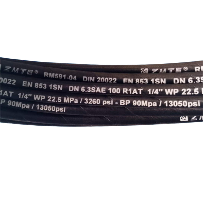 ZMTE Hydraulic Hose BS1SN-06 1/4" R1