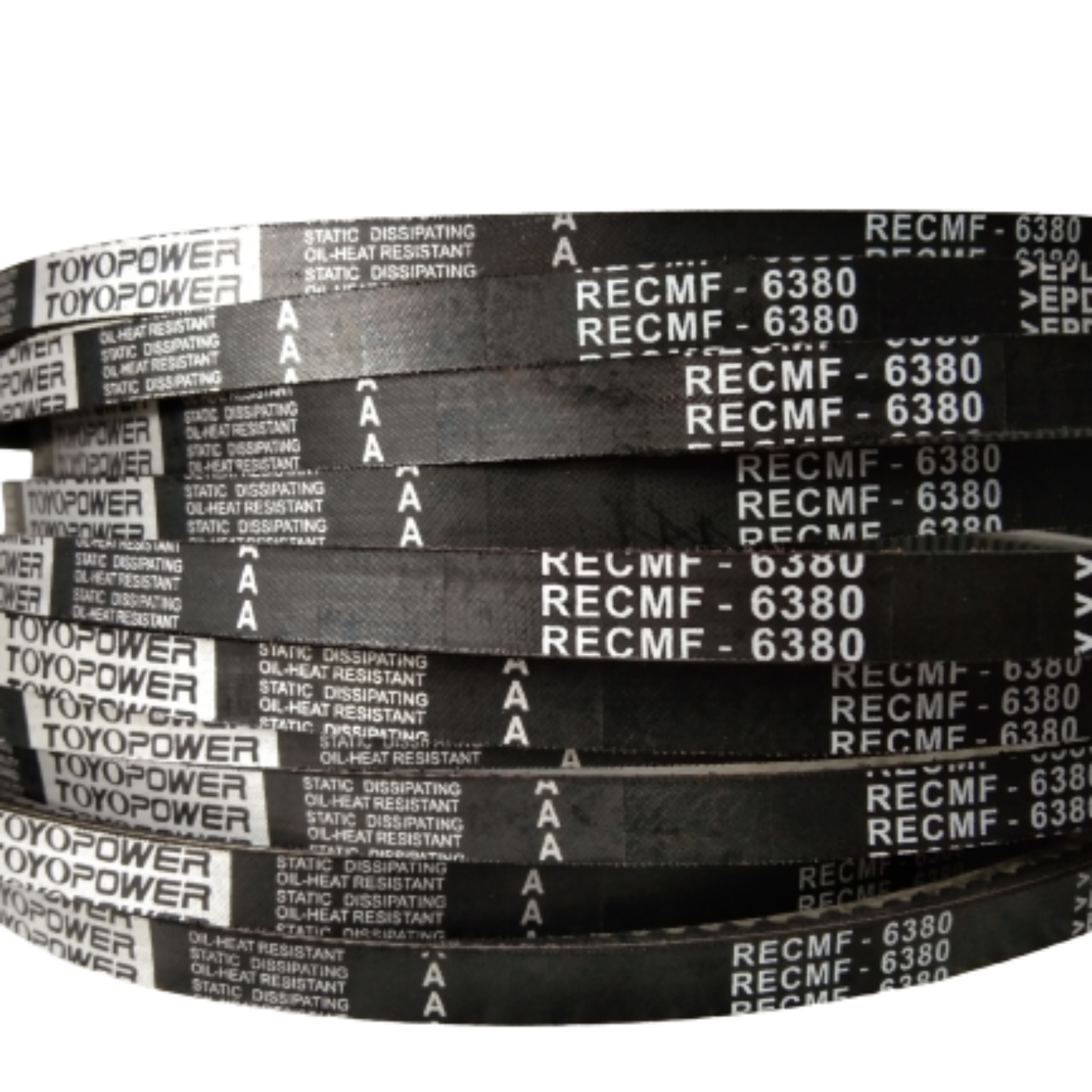TOYOPOWER RECMF-6380 Raw Edge Cogged V-Belt For TOYOTA Townace