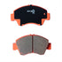 New WBC Brake Pad, Ceramic, D5073, 45022-S04-G00, for Honda Civic