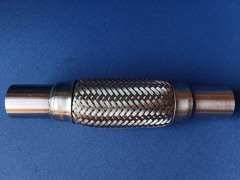 WPR Exhaust Pipe 1.5"x10.5" 3-Layer With Inner Braid