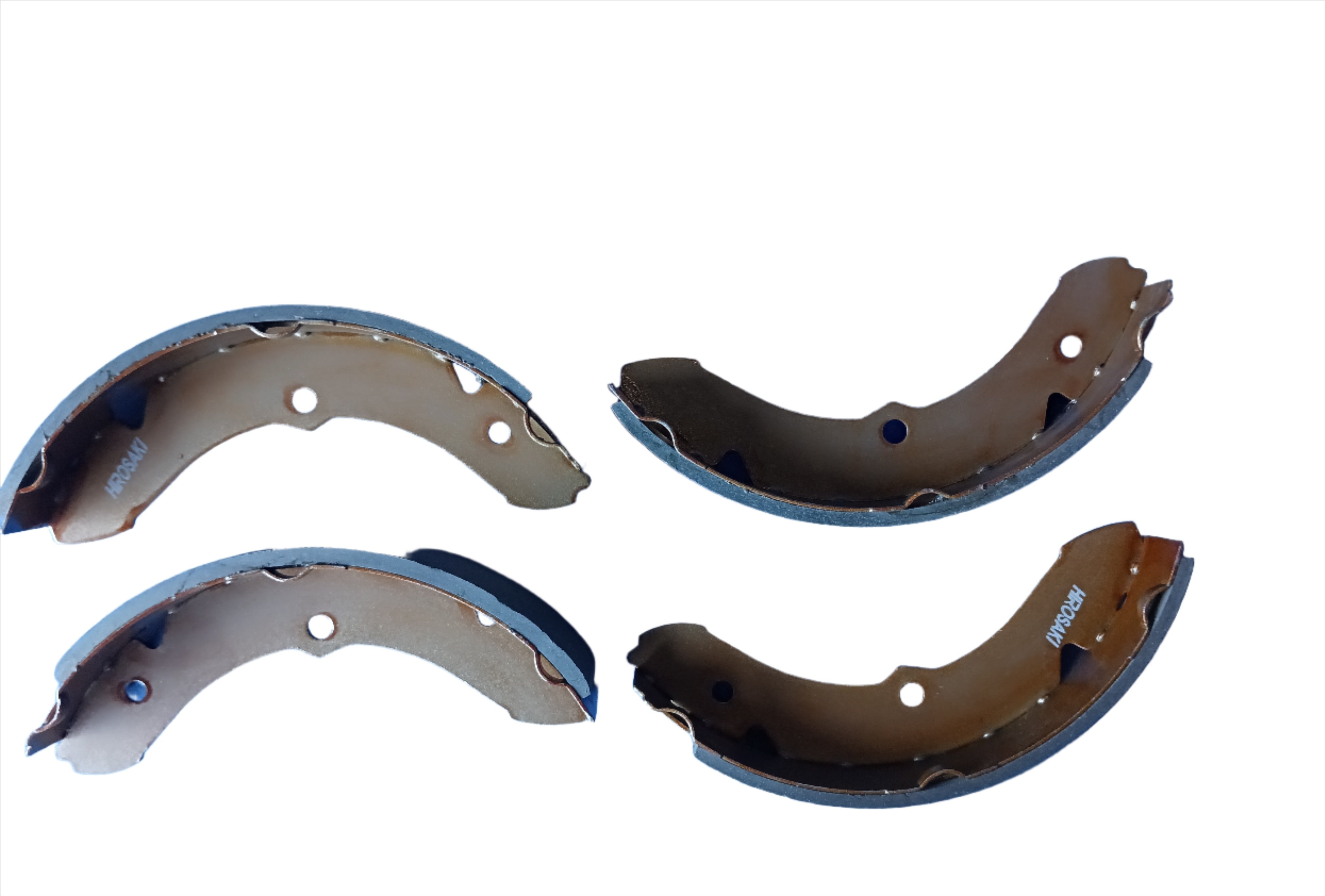 HIROSAKI Classic Brake Shoes K2296, Fits Toyota Dyna and Land Cruiser (SEMI-METALLIC)