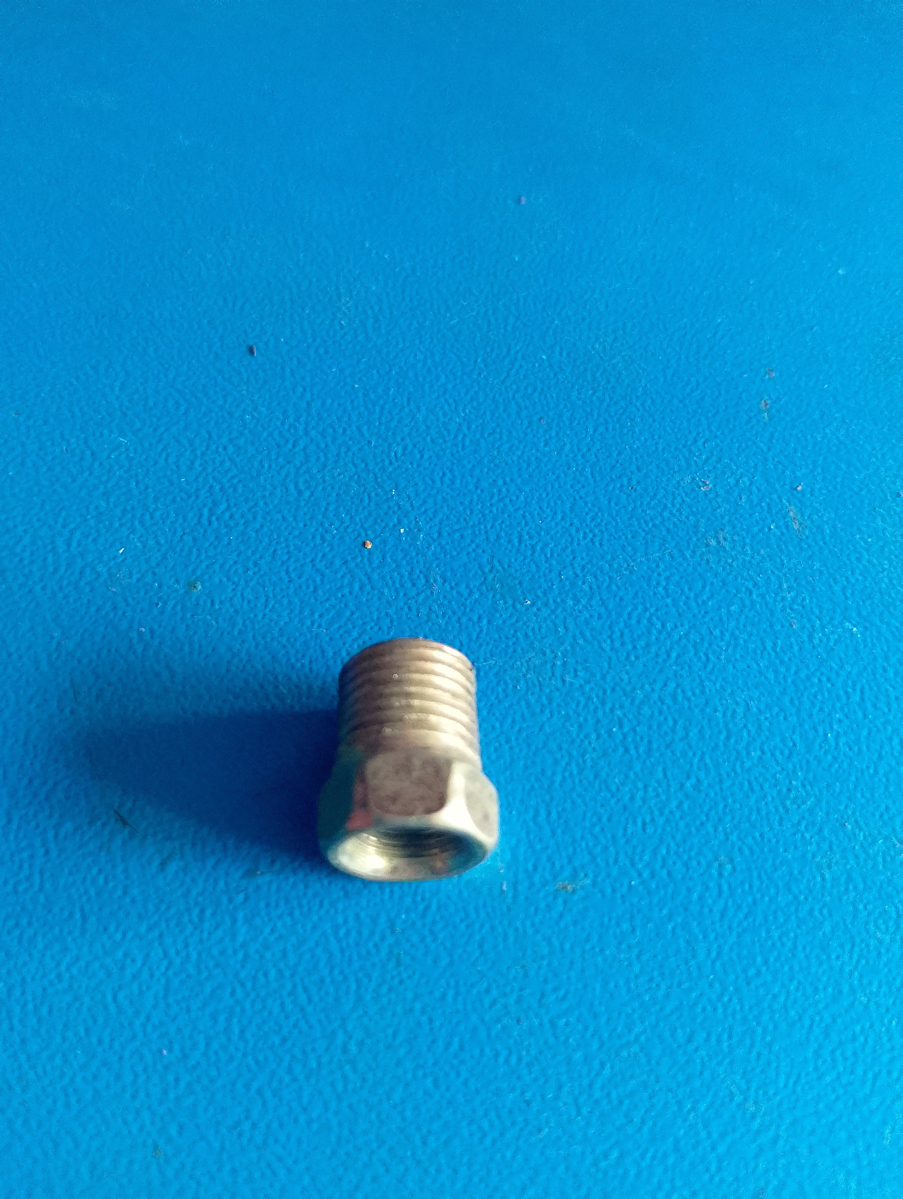 WPR Brass Pipe Fitting Reducer Adapter, 3/8 Inch NPT Female X1/4 Inch NPT Male , Inner -15.2 mm /Outer -13 mm