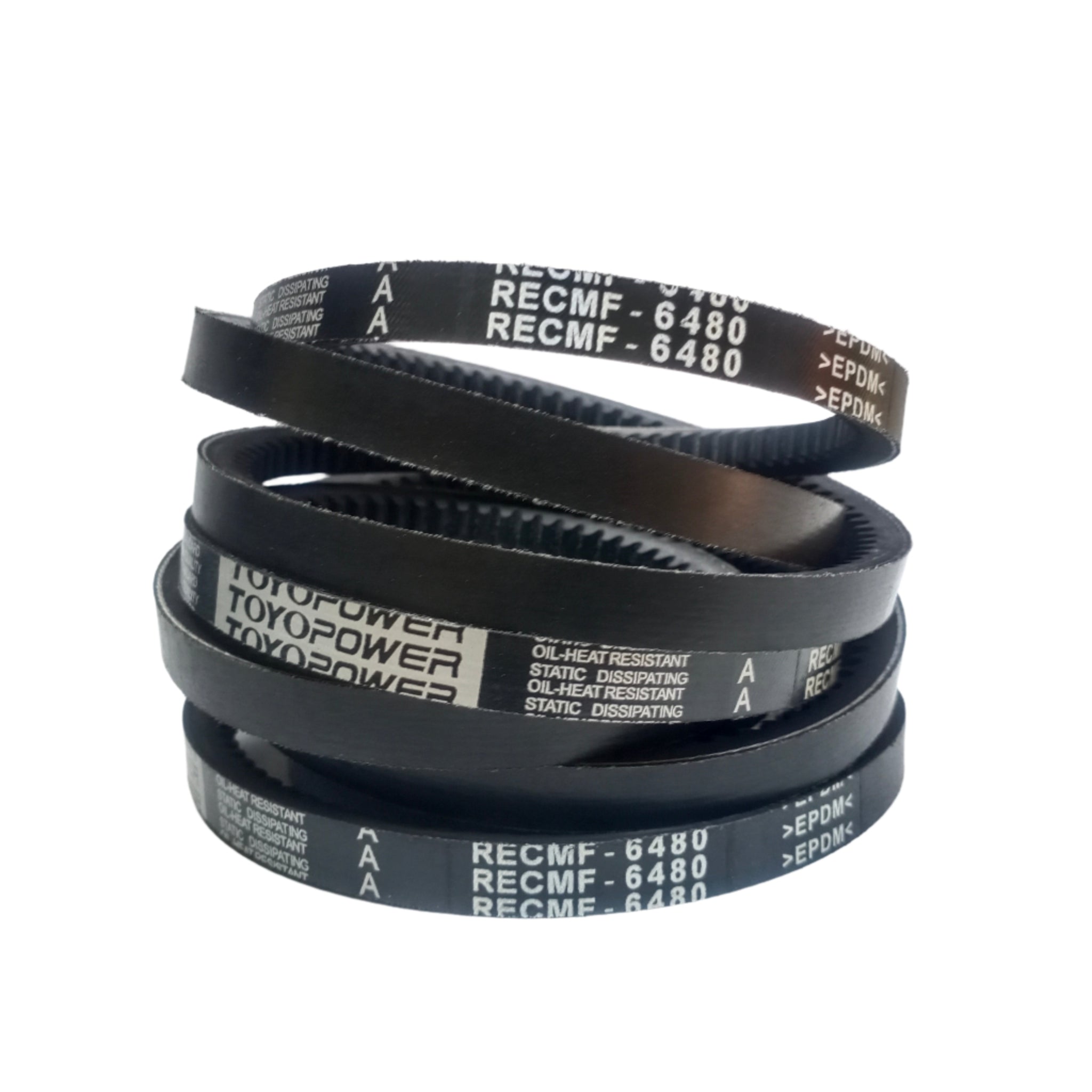 TOYOPOWER Raw Edge Cogged V-Belt RECMF-6480 For Nissan Truck