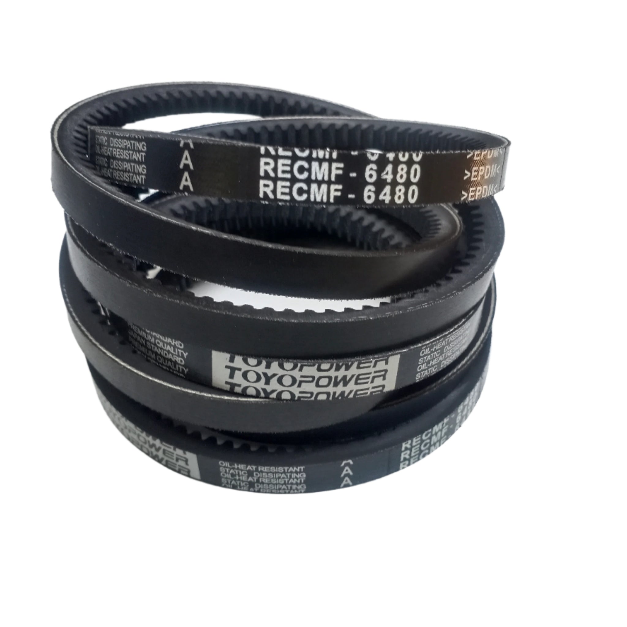 TOYOPOWER Raw Edge Cogged V-Belt RECMF-6480 For Nissan Truck
