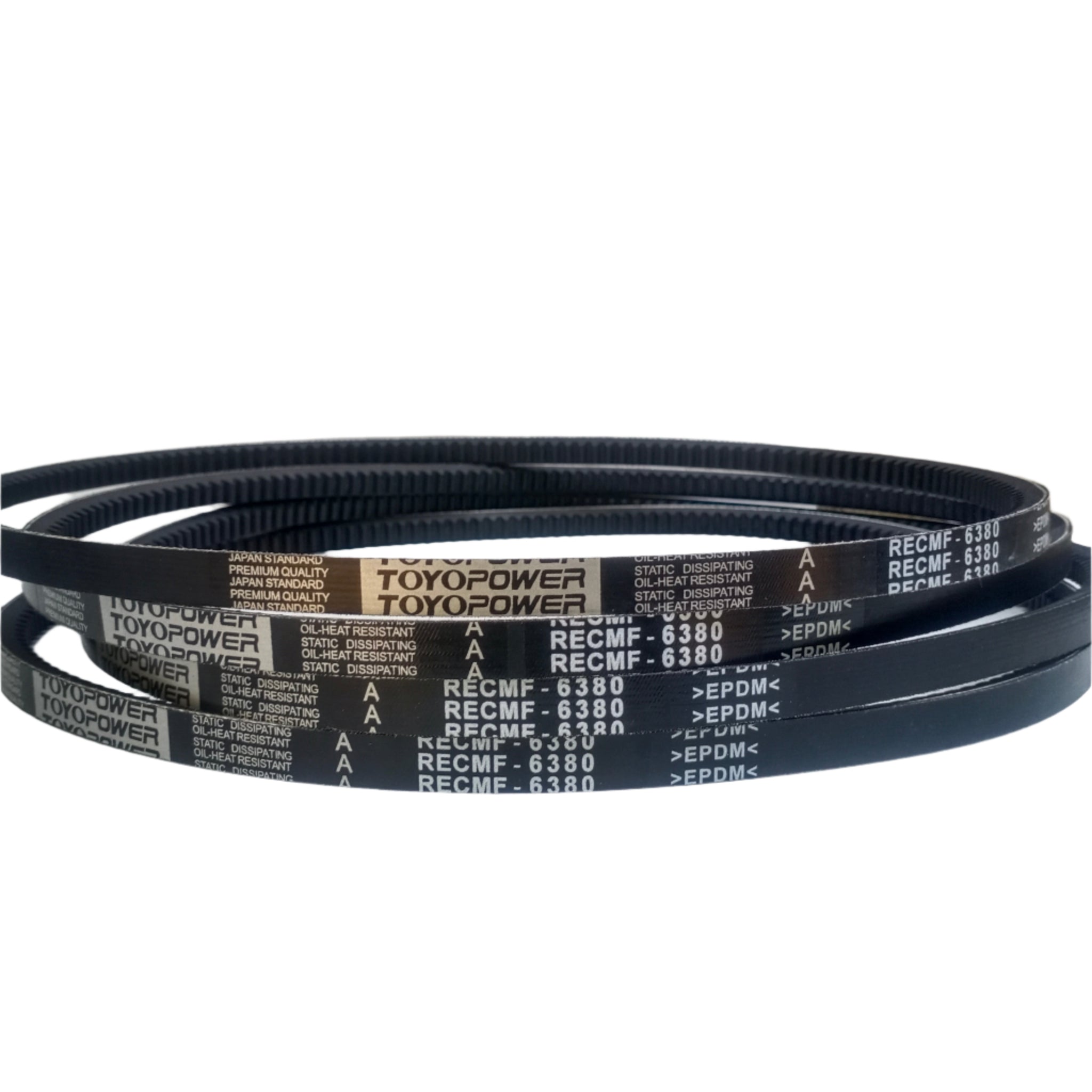 TOYOPOWER RECMF-6380 Raw Edge Cogged V-Belt For TOYOTA Townace