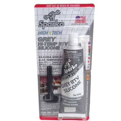 SPARKO RTV Silicone Grey 85g – High-Temperature Gasket Maker