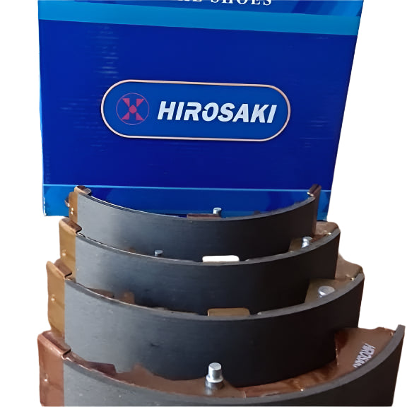 HIROSAKI Classic Brake Shoes K2330, Fits Toyota, OEM 04495-26180 (SEMI-METALLIC)