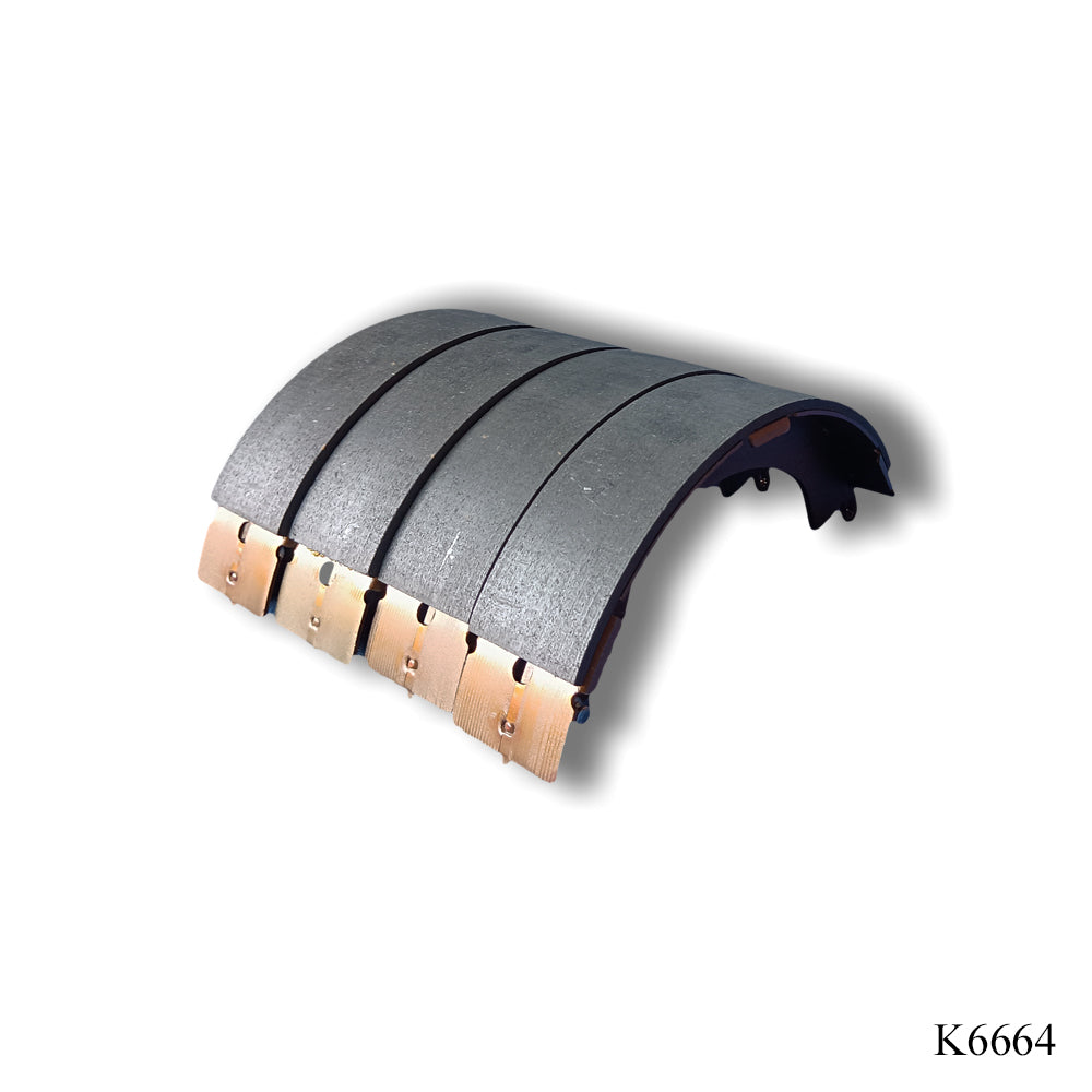 HIROSAKI Classic Brake Shoes, K6664, Semi-Metallic