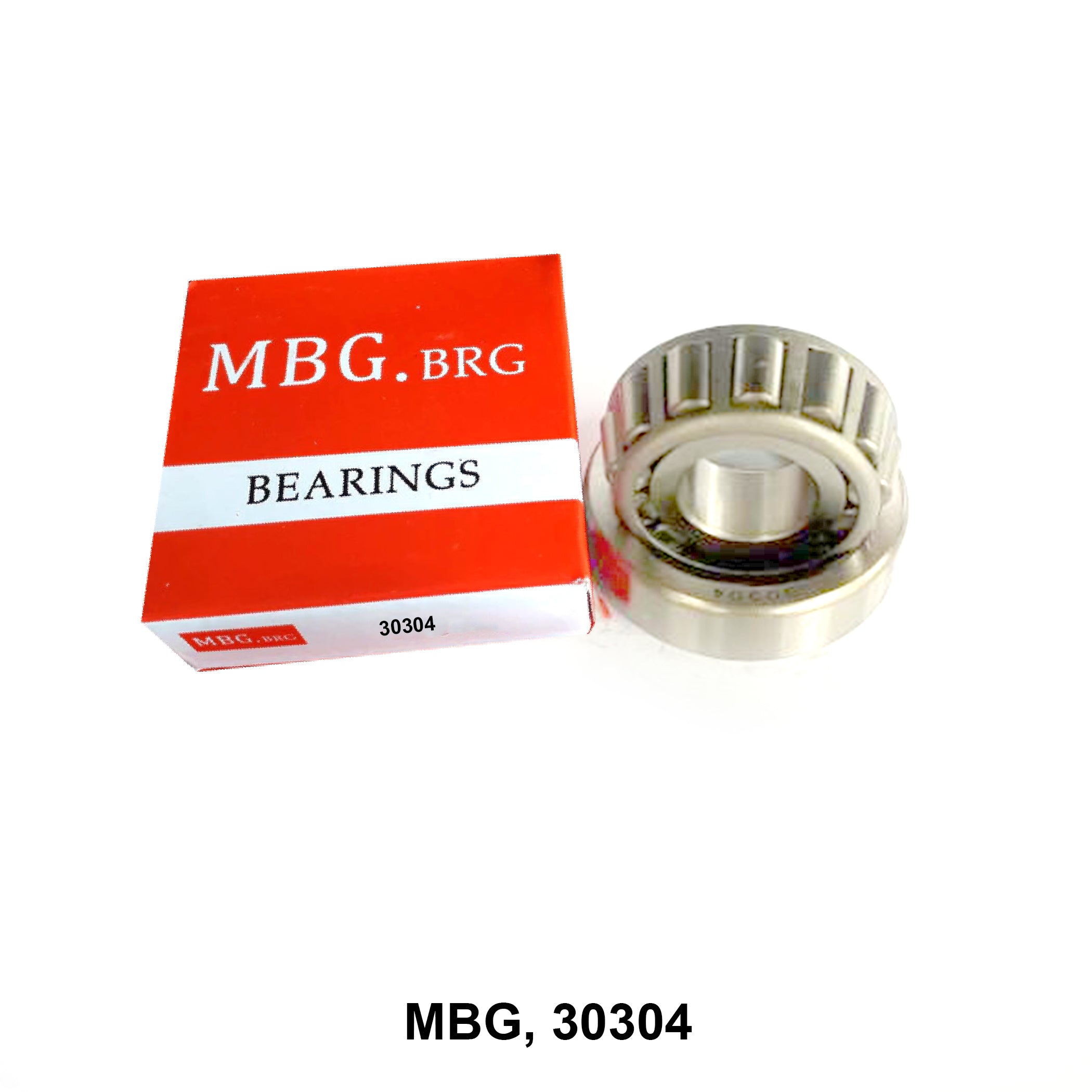 MBG, Tapered Roller Bearing, China, 30304, 20x52x16.25mm