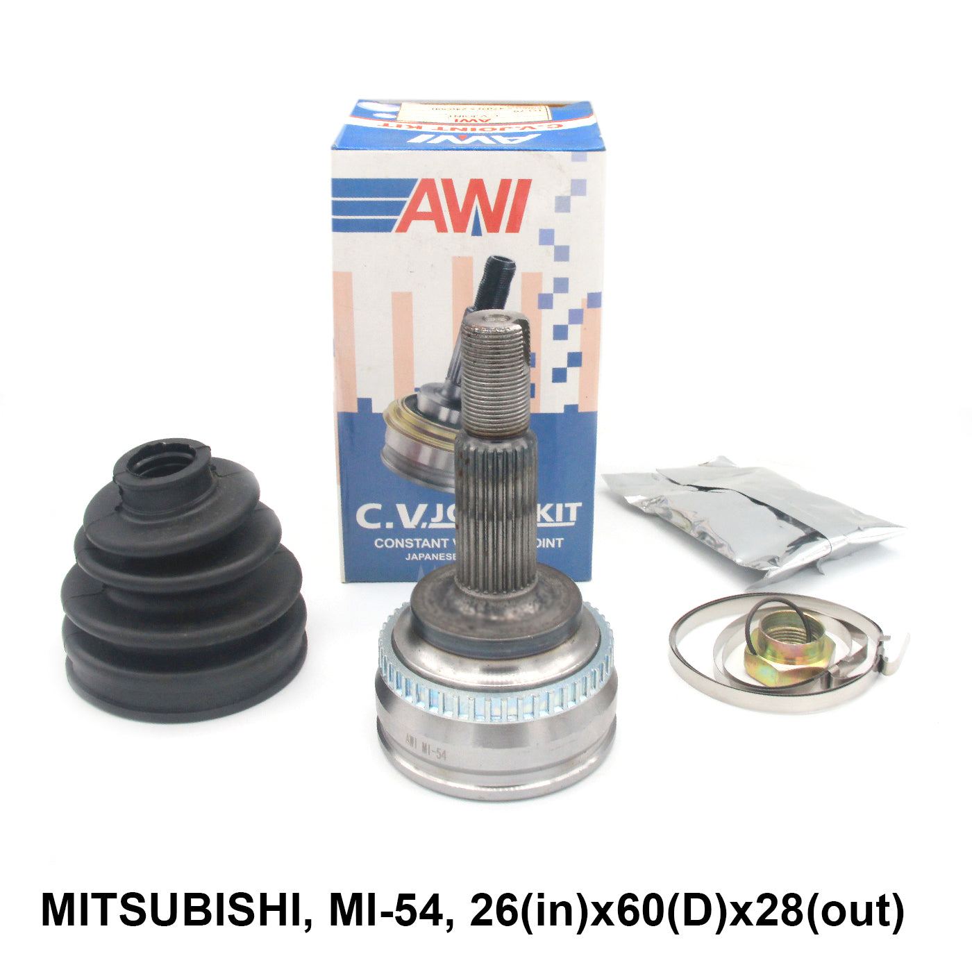 CV Joint, AWI, MI-54, 26(in)x60(D)x28(out) (007948) -Win Store