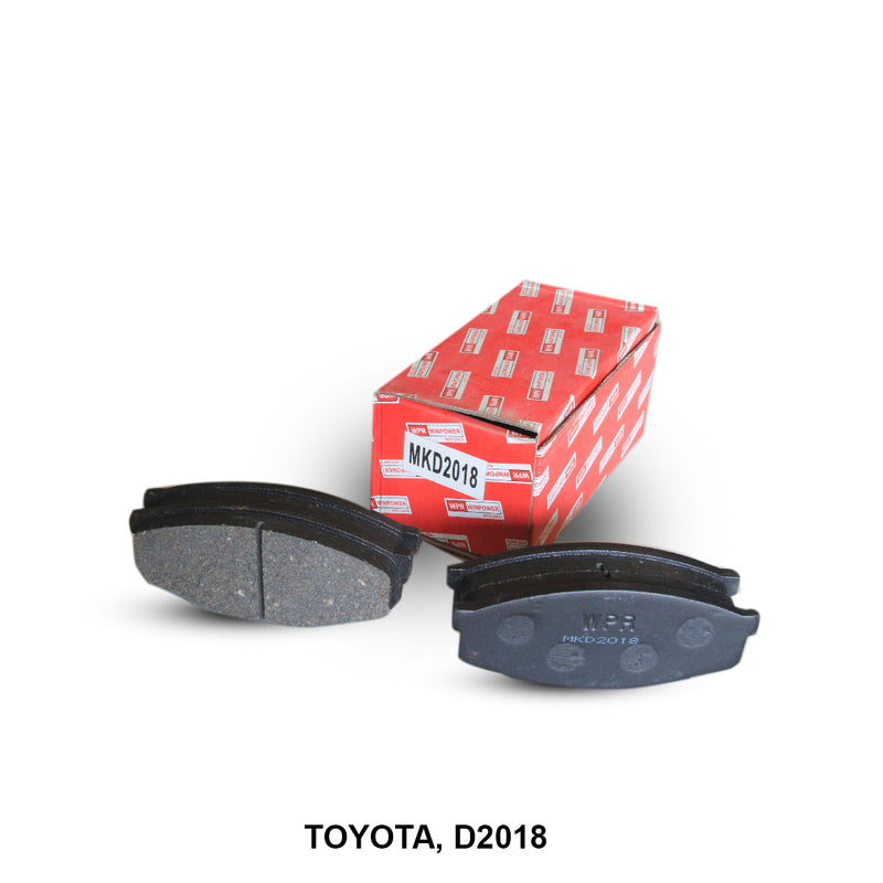 WPR Brake Pad Semi-Metallic 04491-22119, D2018 for Toyota Vehicles