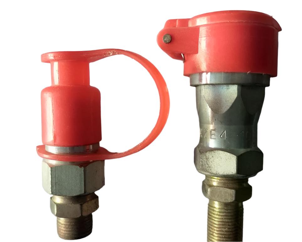 KZE, Hydraulic Quick Coupling, KZE 4-10, 1/2 Inch Female, 22mm x 30mm, Parallel Thread