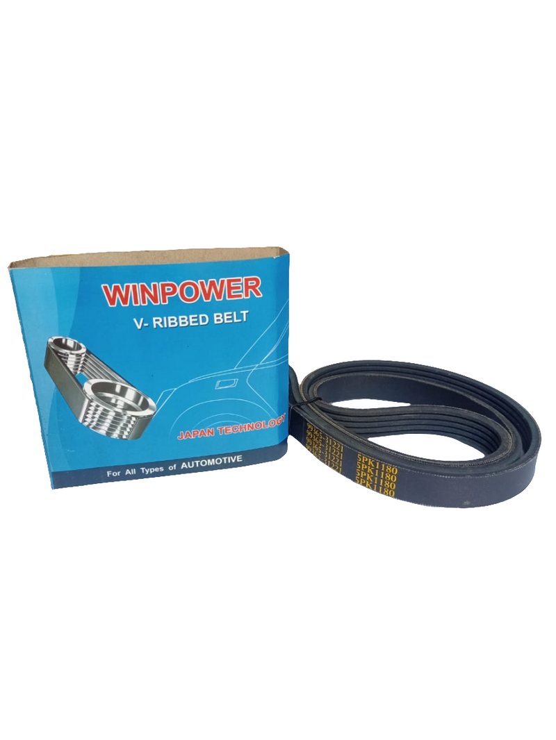 WINPOWER V-Ribbed Belt 5PK1180 - Fits Toyota Avensis