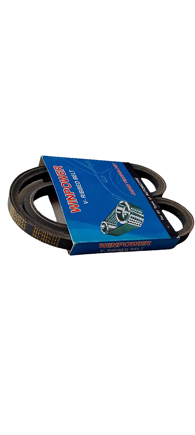 WINPOWER Raw Edge Multi-Ply V-Belt, MB272651, MPMF6345, for Toyota