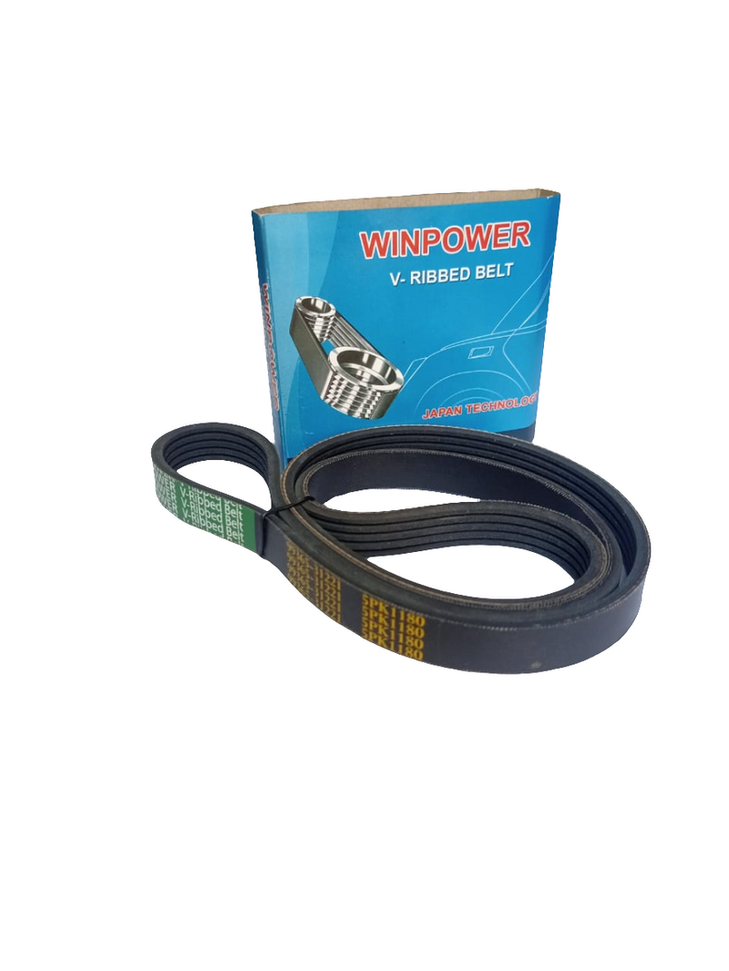 WINPOWER V-Ribbed Belt 5PK1180 - Fits Toyota Avensis