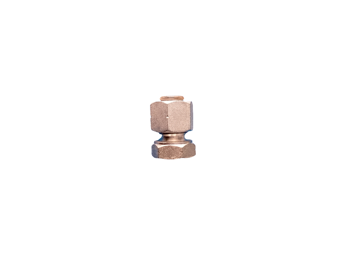 WPR 1/2 Inch Steel Hex End Cap, 1/2 Inch NPT Male Hex End Plug+1/2 Inch Brass Hex Female Thread