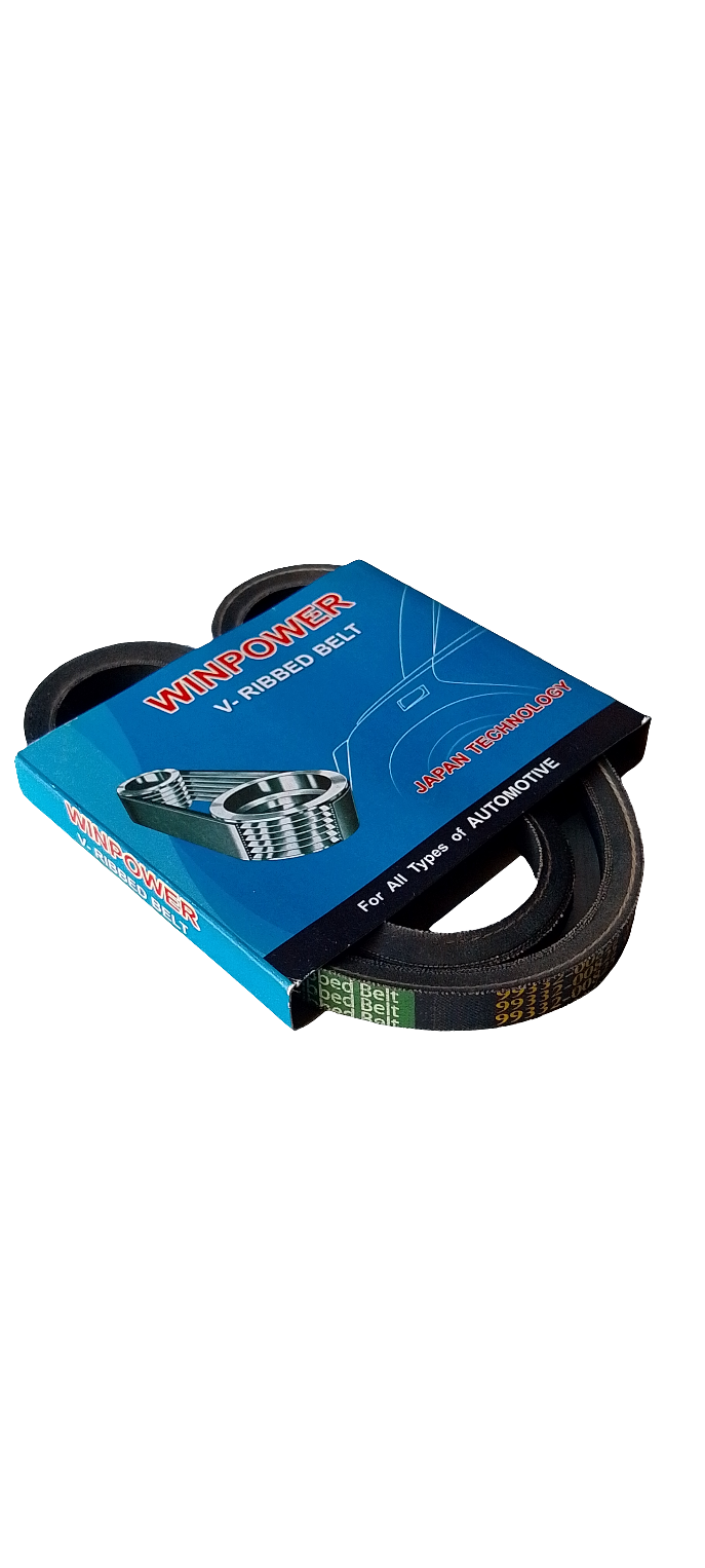WINPOWER Raw Edge Multi-Ply V-Belt (MPMF), 99332-00825, MPMF6320, for Toyota