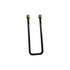 U Bolt, (Square), NS, 14mmx64mmx6", (Black Bake Colour) (122272)