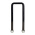 U Bolt, (Square), MT, 14mmx64mmx9", (Black Bake Colour) (122270)