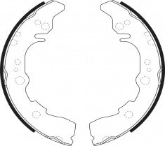 ยางเบรก NIBK, 04495-97501-000, FN0041, DAIHATSU (017064)