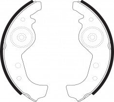 ผ้าเบรก, NIBK, 94973449, FN0507, AUTOBIANCHI (017173)