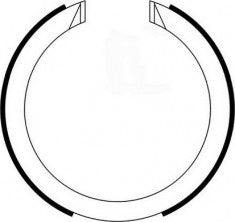 NIBK, Brake Shoes, 882, FN11008, BENDIX